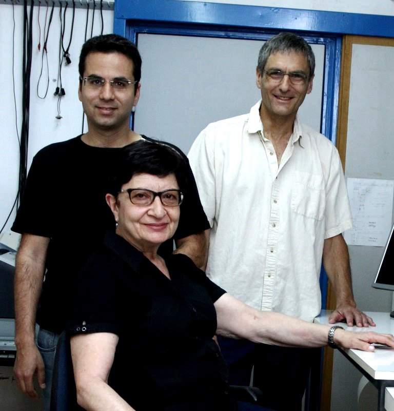 (l-r) David Deutsch, Dr. Knarik Bagdasarian and Prof. Ehud Ahissar