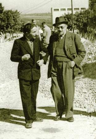 Walking with Weizmann, 1947