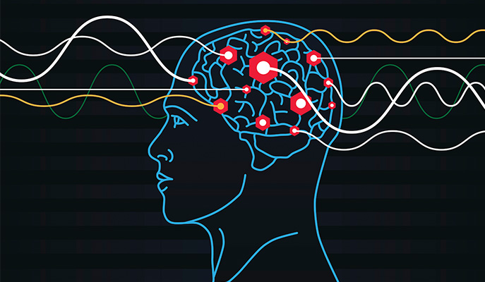 brain wave illustration