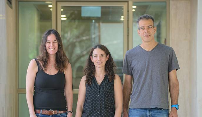 (l-r) Maya Lotan-Pompan, Leeat Yankielowicz Keren and Prof. Eran Segal can now look at multiple protein expression levels at once 