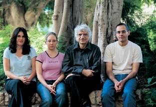 (l-r) Sharon Avkin, Leanne Toube, Prof. Zvi Livneh and Dr. Ziv Sevilya. Healthy compromise