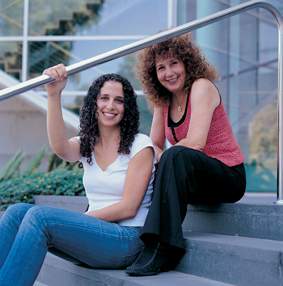 (l-r) Sharon Reef and Prof. Adi Kimchi. One gene, two methods