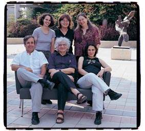 Clockwise from bottom left: Dr. Meir Krupsky, Dalia Elinger, Dr. Edna Schechtman, Dr. Tamar Paz-Elizur, Dr. Sara Blumenstein, and Prof. Zvi Livneh. Calculated risks