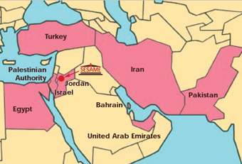 Countries in the SESAME project