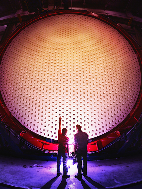One of the Giant Magellan Telescope's mirrors