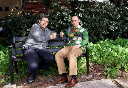 (l-r) Profs. Benjamin Geiger and Joachim Spatz