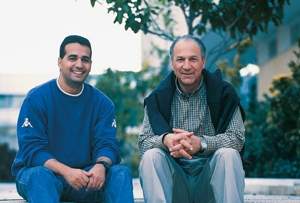 Left to right: Dr. Rami Marelly and Prof. David Harel. Making computers play