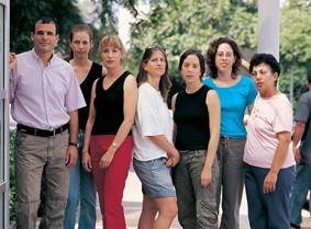 Left to right: Dr. Atan Gross, Iris Kamer, Dr. Rachel Sarig, Limor Regev, Galia Oberkovitz, Dr. Hagit Niv and Dr. Yehudit Zaltsman. Cellular self-check