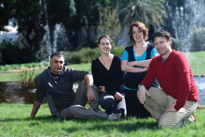 (l-r) Prof. Eitan Reuveny, Ayelet Cooper, Liora Guy-David and Dr. Adi Raveh. Gear shift