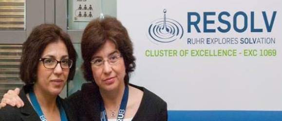  (l-r) Profs. Irit Sagi and Martina Havenith at the opening ceremony for the launch of the Ruhr University Bochum’s Cluster of Excellence RESOLV