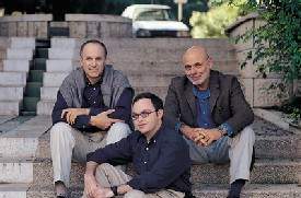 Prof. David Harel, Prof. Irun Cohen, and Ph.D. student Na'aman Kam