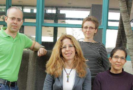 (l-r) Drs. Yishai Levin, Michal Sharon, Maria Füzesi-Levi and Gili Ben-Nisan
