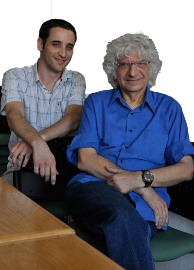 (l-r) Omer Ziv and Prof. Zvi Livneh