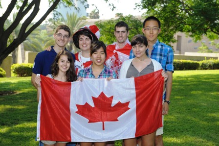 Canadians at science camp