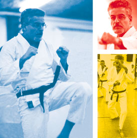 Prof. Israel Rubinstein. Scientist and black belt in karate