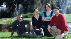 (l-r) Prof. Eitan Reuveny, Ayelet Cooper, Liora Guy-David and Dr. Adi Raveh. Gear shift