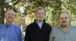  (l-r) Profs. Zeev Vager and Dirk Schwalm and Dr. Oded Heber