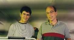 Prof. Amnon Horovitz and Dr. Gilad Haran (left to right).